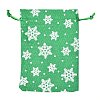 Christmas Themed Burlap Packing Pouches ABAG-L007-01B-01-2