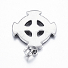 304 Stainless Steel Pendants STAS-E140-D05-2