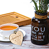 Double Sided Wooden Rotating Photo Frames with DIY Lovers
 Heart DJEW-WH0056-005-3
