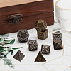 Gorgecraft Alloy Dice AJEW-GF0001-47-6