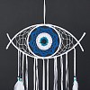 Creative Evil Eyes Dream-catching Decoration Pendant HJEW-K034-02-5