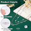 4Pcs 925 Sterling Silver Locking Carabiner Clasps STER-DC0001-74-4
