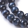 Natural Tiger Eye Beads Strands G-P428-01A-8mm-3