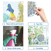 3Pcs 3 Style Waterproof PVC Electrostatic Wall Stickers Brick Pattern Stickers DIY-GF0003-70-3