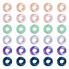 120Pcs 6 Colors Transparent Glass European Beads GLAA-TA0004-07-1