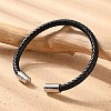 Mixed Braided Leather Cord Bracelets BJEW-I199-M-7