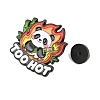 Flaming Animal Alloy Enamel Pins JEWB-G046-05H-3