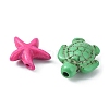 DIY Synthetic Turquoise Beads Kits DIY-FS0003-78-4