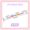 Acrylic Link Shoe Decoration Chain FIND-AB00041-2