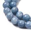 Natural Dyed White Jade Beads Strands G-M402-C04-28-4