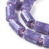 Natural Lepidolite/Purple Mica Stone Beads Strands G-F653-21-3