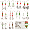 SUNNYCLUE DIY Christmas Theme Earring Making Kit DIY-SC0022-77-1