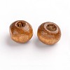 Dyed Natural Wood Beads X-TB092Y-11-2