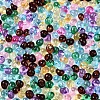 3/0 Baking Paint Glass Fringe Seed Beads SEED-A034-04K-2