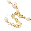 Natural Pearl Oval Pendant Necklaces NJEW-M214-02G-3