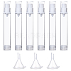 Globleland 6Pcs Plastic Sample Perfume Spray Bottles MRMJ-GL0001-15-1