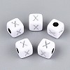 Opaque Acrylic Beads SACR-T035-03X-2