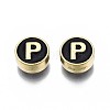 Alloy Enamel Beads ENAM-N052-006-02P-RS-2