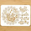 PET Hollow Out Drawing Painting Stencils DIY-WH0403-023-2