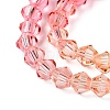 Gradient Color Baking Paint Glass Bead Strands X1-DGLA-A039-T4mm-A03-3