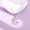 304 Stainless Steel Pendant Cable Chain Necklaces for Men Women NJEW-K308-03D-P-2