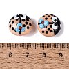 Handmade Bumpy Lampwork Beads LAMP-Q039-15C-4