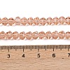 Transparent Glass Beads Strands GLAA-G125-01A-03-4