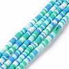 Handmade Polymer Clay Beads Strands CLAY-R089-3mm-005-1