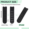 40 Sets Plastic Snapback Strap with 7 Holes FIND-BC0013-41A-2