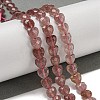 Natural Green Strawberry Quartz Beads Strands G-P544-E04-01-2