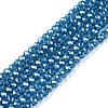 Electroplate Glass Beads Strands EGLA-A044-T2mm-A27-1