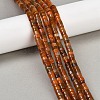Dyed Natural Agate Beads Strands G-U030-B01-06-1