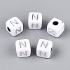 Opaque Acrylic Beads SACR-T035-03N-2