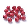 Dyed Natural Wood Beads LS-WOOD-Q006-16mm-01-LF-1