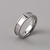 201 Stainless Steel Grooved Finger Ring Settings STAS-WH0027-27E-P-1