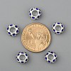Alloy Rhinestone European Beads CPDL-H999-17-3