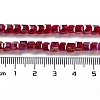 Electroplate Glass Beads Strands X-EGLA-R030-4x4mm-04-2