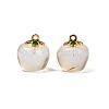 Transparent Glass Apple Pendants X1-DGLA-E004-16G-1