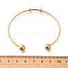 Fashion 304 Stainless Steel Cuff Bangles Torque Bangles X-BJEW-H473-01G-4