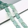 Natural Green Fluorite Beads Strands G-T142-63-1