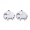 Non-Tarnish 201 Stainless Steel Charms X-STAS-N092-75-1