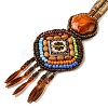 Colorful Woven Shells Pendant Necklaces for Women KH6555-3-2