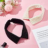 2Pcs 2 Colors Detachable Cloth Lady's Collars DIY-AN0001-16-7