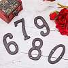 Iron Home Address Number AJEW-WH0126-24F-5
