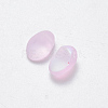 Transparent Spray Painted Glass Charms GLAA-R211-05-D02-2