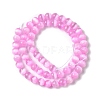Natural Selenite Dyed Beads Strands G-P493-02A-3