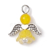 Natural Dyed Malaysia Jade Pendants PALLOY-JF02661-03-3