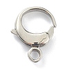 Tarnish Resistant 304 Stainless Steel Lobster Claw Clasps STAS-P283-02B-P-1