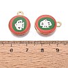 Printed Alloy Pendants PALLOY-SZC0008-12F-3