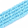 Opaque Glass Beads Strands GLAA-N019-4mm-18-1